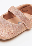 Barefeet copper shimmers ballerina infant shoes