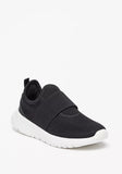 Oaklan black strap slip on shoes