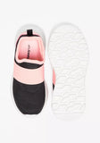 Oaklan black & pink slip on shoes (New)