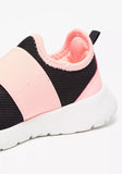 Oaklan black & pink slip on shoes (New)