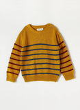 Juniors mustard knitted pullover