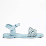 Little missy blue embellished sandals