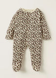 Juniors Cheetah Print sleepsuit