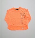 Juniors Orange Fullsleeves XYZ Tshirt