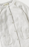 Juniors solid grey knitted sleepsuit (Winter)