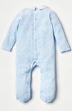 Giggles blue star fleece sleepsuit (Winter)