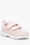Oaklan light pink double strap shoes