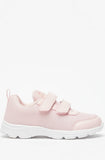 Oaklan light pink double strap shoes