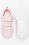 Oaklan light pink double strap shoes