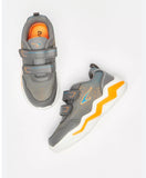 Dash Grey shoes with orange lining