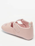 Florabella pink cat ears infant ballerina shoes