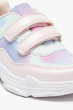 Juniors Rainbow pastel colorblock shoes (New)