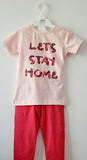 Juniors Let's stay home shirt & Pyjama set (set of 2) (Summer)