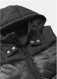 Matalan Black hooded puffer jacket (Winter) (New)