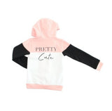 Mothercare Colorblock Pretty Cute Hoodie (Fleece lined)(Winter)