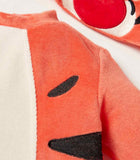 Juniors Tiger Fleece Closedfeet sleepsuit with cap