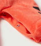 Juniors Tiger Fleece Closedfeet sleepsuit with cap