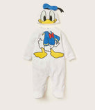 Disney Donald Duck fleece closedfeet sleepsuit with cap (Winter)