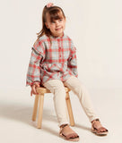 Eligo Red Checkered Blouse (Winter)