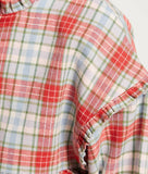 Eligo Red Checkered Blouse (Winter)