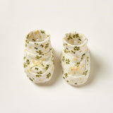 Giggles floral booties