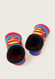 Superman infant booties