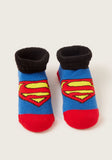 Superman infant booties