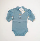 Juniors cat blue bodysuit (New)