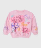 Matalan Pink Sweat shirt (Winter) (Fleece Lined)