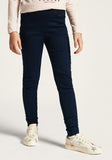 Juniors navy denim jeggings