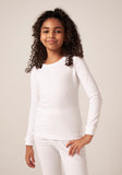 Juniors white shirt & Pyjama set (set of 2)