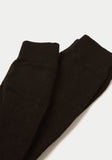 Juniors black solid tights (set of 2)