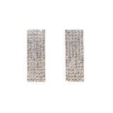 Lovisa silver rhinestone Tassels earrings (Jewellery)