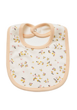 Juniors printed Bib with Bow Detail and Press Button Closure