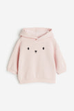 H&M pink fleece lined hoodie (Winter)