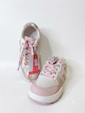 R&B star tie & die lace up shoes