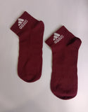Adidas magenta ankle socks