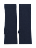 Juniors solid navy denier summer tights (set of 2)