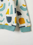 Juniors all over pastel printed knitted pullover (Winter)