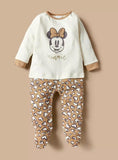Disney brown minnie mouse sleepsuit