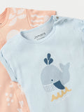 Juniors sea animals printed half romper (Summer)