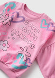 Matalan Good Days Always Pink Fleece Sweatshirt (Winter)