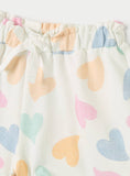 Juniors all over hearts printed shorts (Summer)