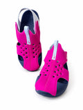 Nike pink perforated sandals