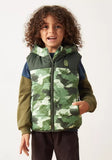 Juniors camouflage printed hooded jacket (Winter)