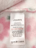 Juniors All Over Floral Detail Hooded fleece bathrobe With Tie Up Belt