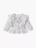 Giggles girls floral shirt & pyjama set (set of 2)