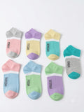 Juniors weekdays print ankle socks (pack of 7)