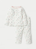 Juniors all over pastel stars printed shirt & pyjama set (set of 2)