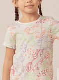 Juniors all over multicolor unicorn printed tshirt (Summer)
